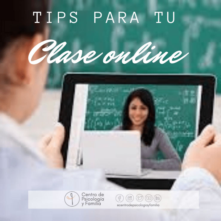 TIPS A TENER EN CUENTA PARA TU CLASE&nbsp;ONLINE